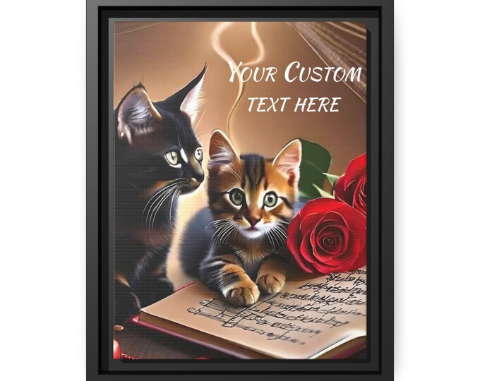 Katzen und Sheet Music Art 001 Personalisierte Sheet Music Art