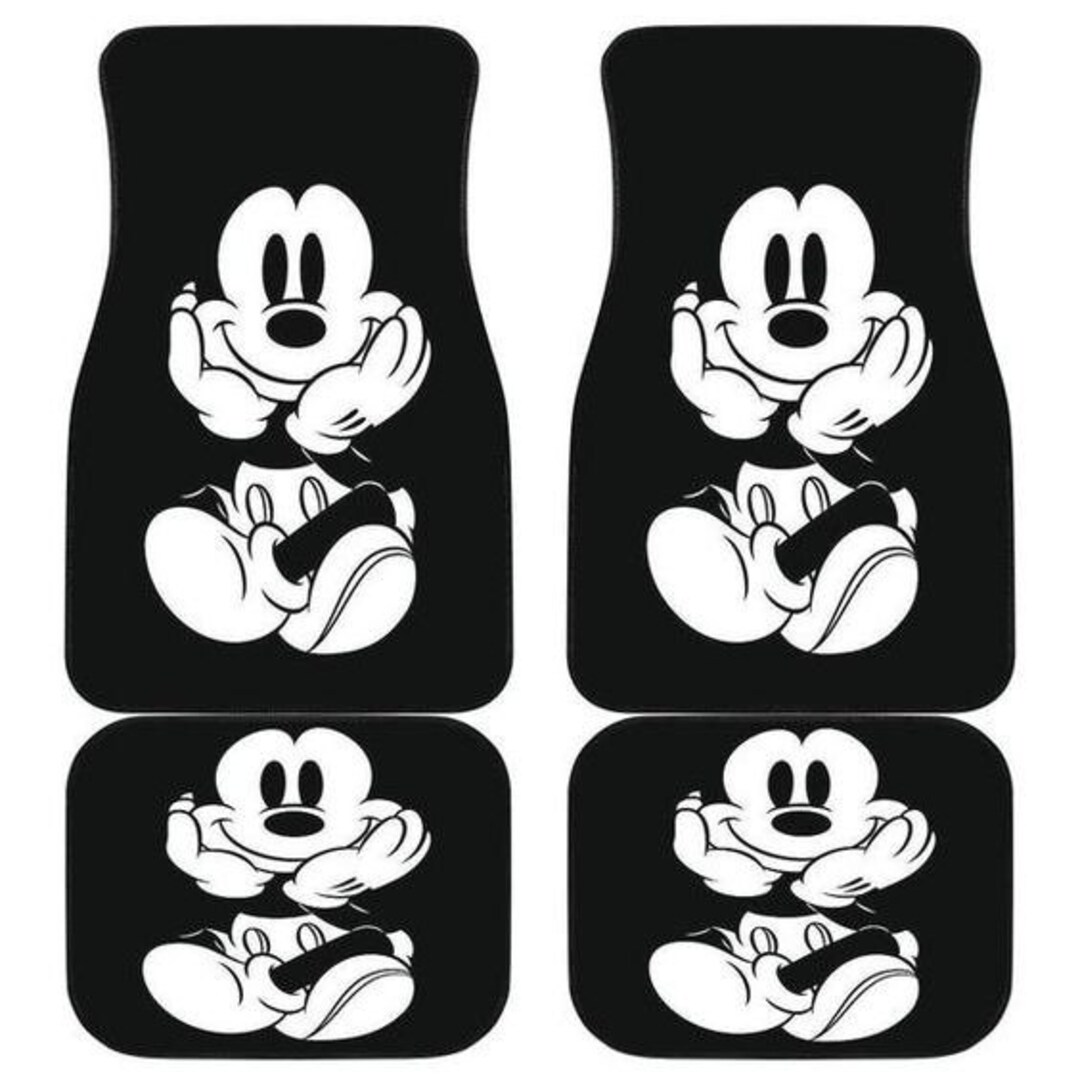 Mickey Mouse Car Floor Mat, Custom Disney Mouse Cartoon Car Floor Mat