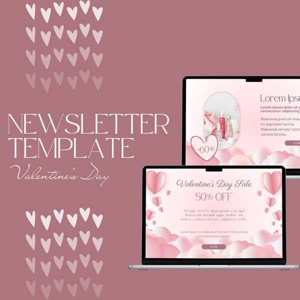Valentine's Day Sale E-mail Newsletter Template