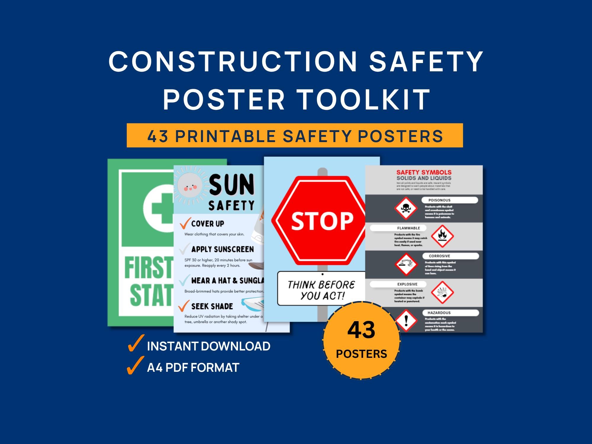 Construction Safety Poster Ideas