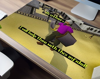 RuneScape Al Kharid LED Mouse Pad: Gamer PC Accessory