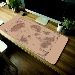 WOW world of warcraft Map gaming Mouse pad gaming mouse pad - desk mat of Azeroth