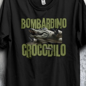 Bombardino Crocodilo Italian Brainrot Shirt, Bombardino Crocodile Shirt, Shirt Meme Shirt, Funny Brainrot Meme,Brainrot Merch,T Shirts Trend