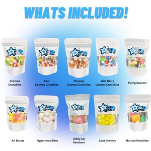 10 Pack Freeze Dried Candy | Sweet Assortment Variety Pack | Perfect For Kids Gifts, Birthdays, Girlfriend, Boyfriend Assorted Candies Snack