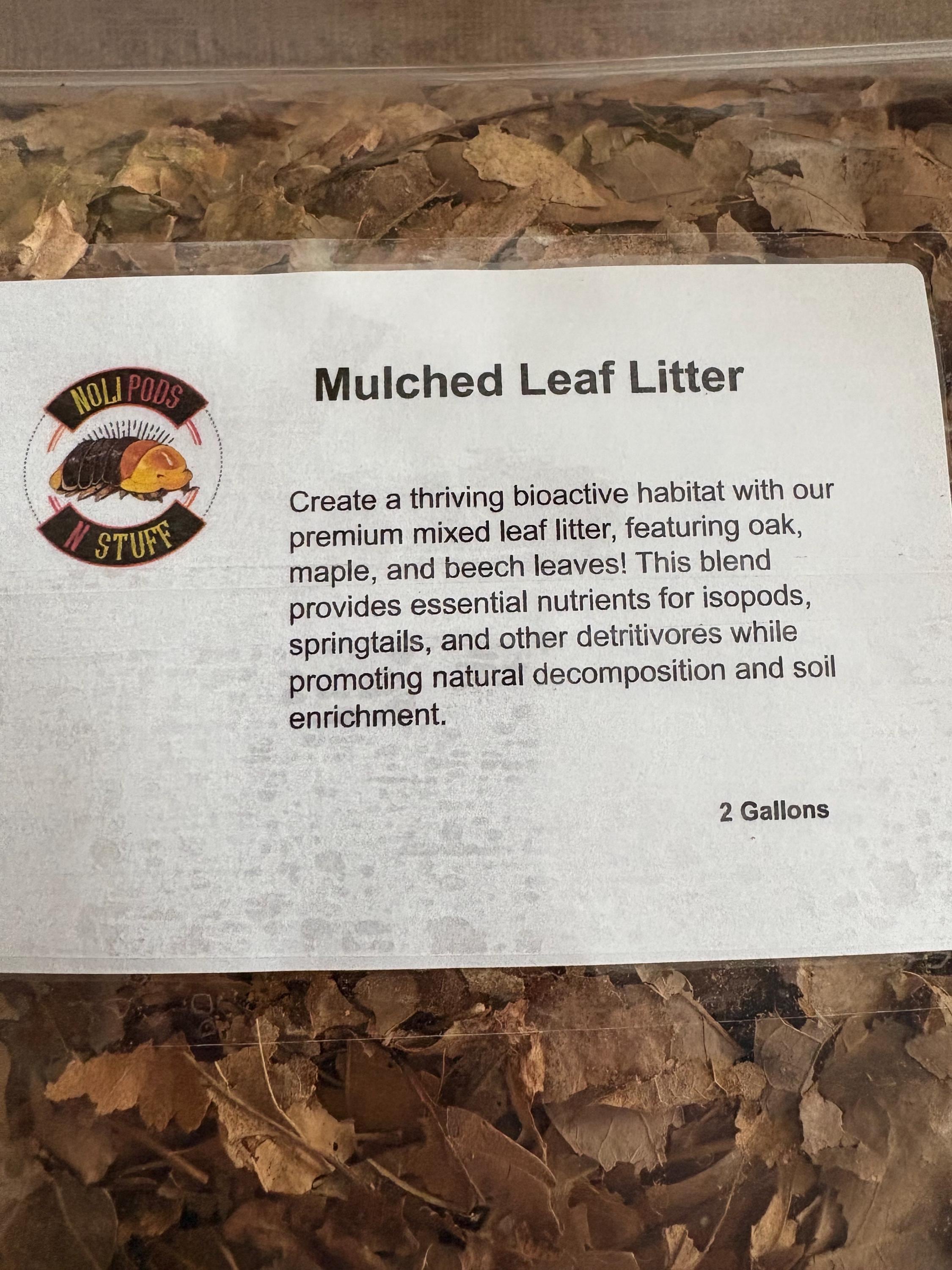 Picture of Mulched and Mixed Leaf Litter - Etsy