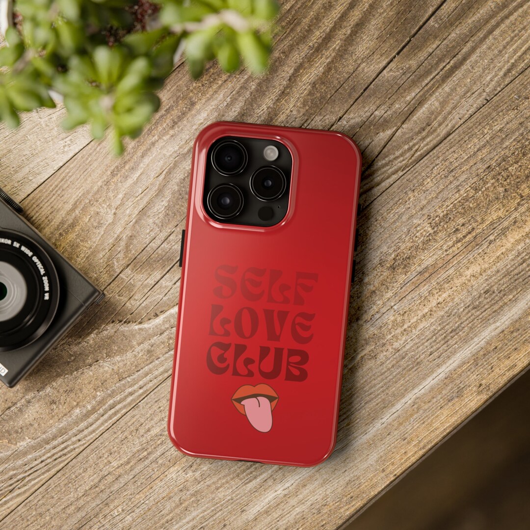 Vintage Red Heart Case, Self Love Phone Case, Self Love Case, Cute