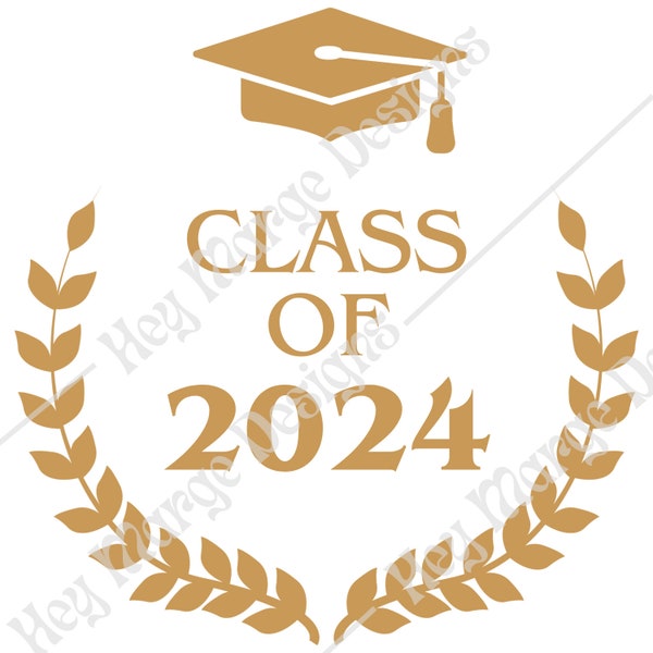 Class of 2024 SVG, Graduation Gift, Mortarboard Graduation svg, Graduate svg, Graduate png, class of 2024 png
