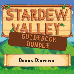 Ensemble complet de guides de Stardew Valley : collection complète de guides avec diorama en prime, guide de Stardew VALLEY, livre de Stardew Valley