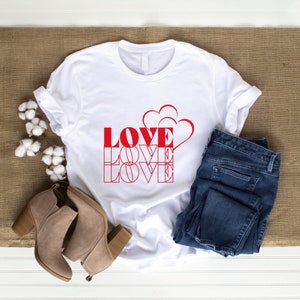 Love Tshirt, Love unisex jersey short sleeve, Birthday gift, Gift for your loved one, Gift for him, her