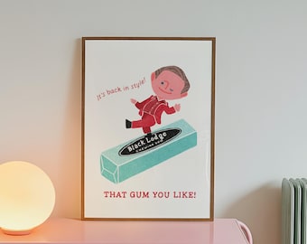 Twin Peaks: ¡Ese chicle que te gusta! Lámina, póster / El hombre de otro lugar (Descarga digital)