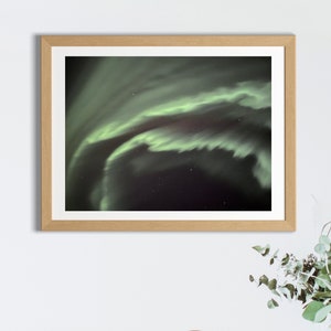 Aurora Sky - Northern Lights Iceland Photography Print - Europe, Travel, Aurora Borealis, Astrophotography, Stars, Arctic, Polar Lights