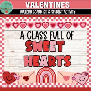 Valentinstag Pinnwand | Februar Pinnwand | Valentinstag Klassenzimmer Dekor | Pinnwand Kit | Klassenzimmer Dekor