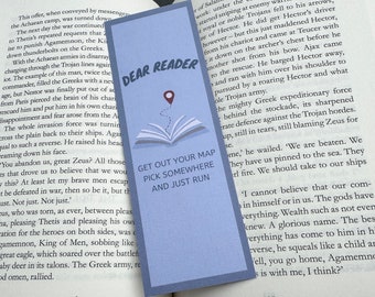 Dear Reader Lyric Bookmark | Taylor Swift Midnights | Lyric Bookmark | Minimalist