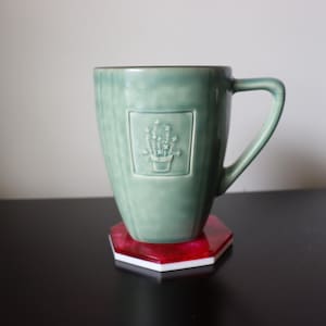 Pfaltzgraff Naturewood Serenity Jade Green Mug 4 3/4&quot;