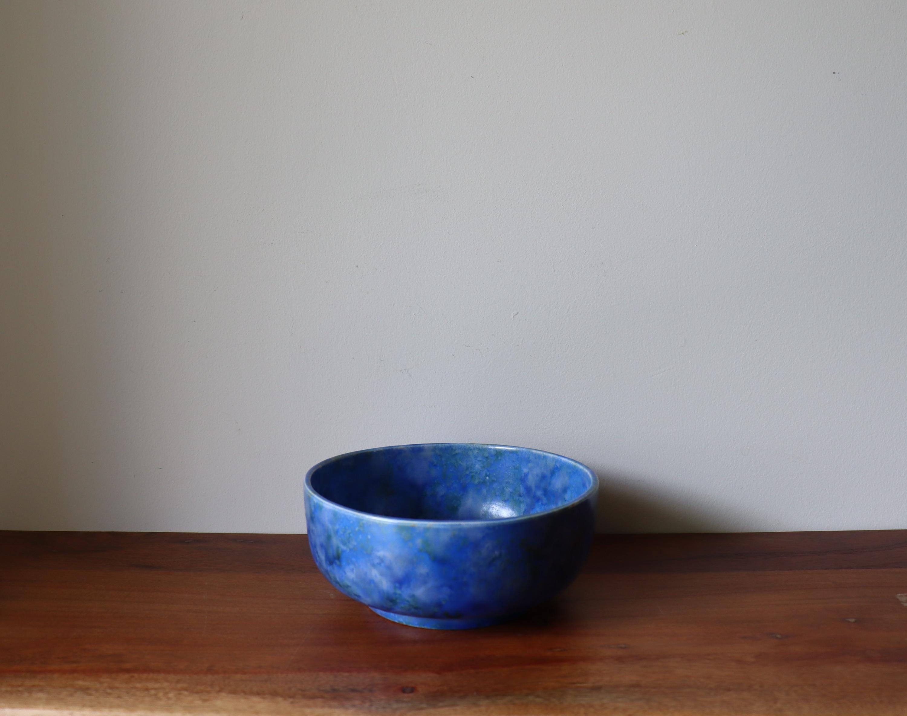 Vintage Champion Ware Blue Ceramic Bowl – Made in England