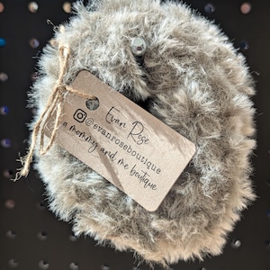 Faux Fur Scrunchie
