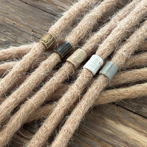 5 perline in ceramica per dreadlock con foro da 7-8 mm (1/4 di pollice) Gioielli / Accessori per dread / Perline in ceramica per capelli Accessorio / Accessorio per dreadlock