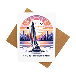 Carte de retraite [Légende : Vers la retraite] - Livrée avec enveloppe