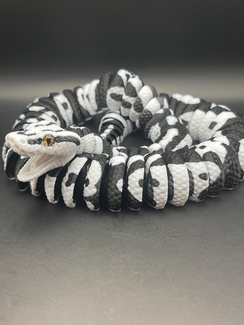 Articulated Stormtrooper Ball Python Reptile 3D Printed, Fidget Toy ...