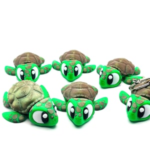 3D Printed Sea Turtle |Turtle Flexi Fidget |3D Printed Tortoise