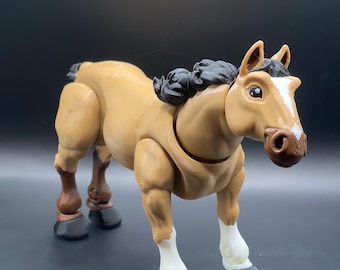 3D printed articulating Horse Educational toy