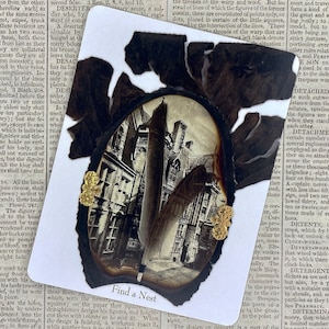 Carte postale de charme magique | Trouver un nid | Talisman | Recherche de maison | Art inspirant | Sort magique | Nouvelle maison | Nidification | Carte Oracle