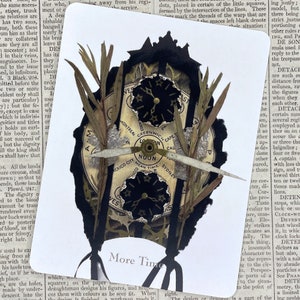 Carte postale de charme magique | Plus de temps | Talisman | Art inspirant | Sort magique | Carte de méditation | Carte Oracle | Livraison gratuite