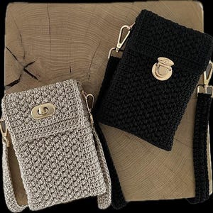 Haakpatroon voor een telefoon tasje (telephone bag pattern)