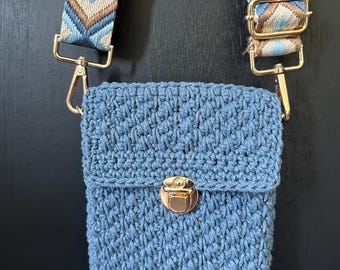 Crochet pattern for a crossbody bag Mara small size