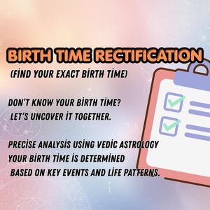 出生時刻の特定、出生時刻の修正、ヴェーダ占星術の鑑定、個別分析、占星術予報