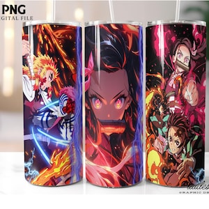 Anime 20oz digital wrap
