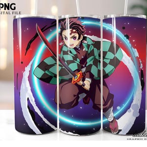 Anime 20oz digital wrap
