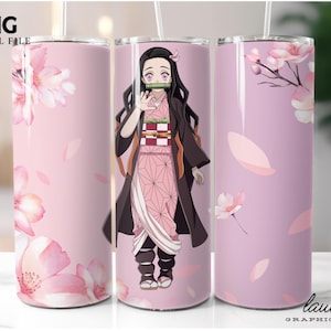 Anime 20oz digital wrap