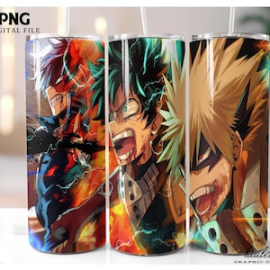 Anime 20oz digital wrap