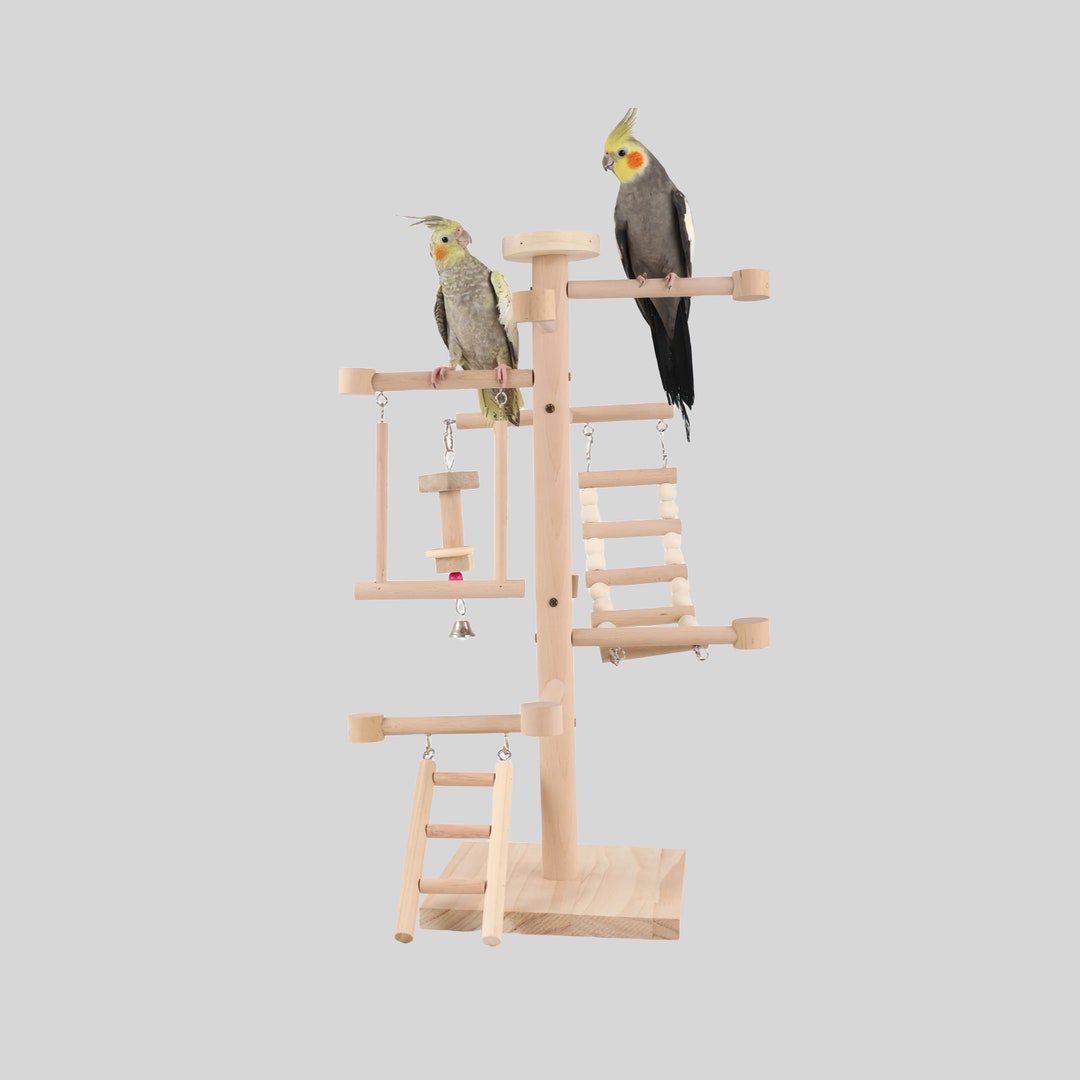 Bird Stands Made of Solid Wood Bird Toys Parrot Toys Bird Perches Bird