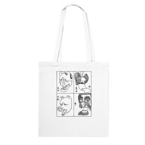 Japanische Masken Tragetasche