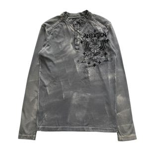 MMA Elite Skull Cross Wing Grunge Cyber Y2K Thermal Style