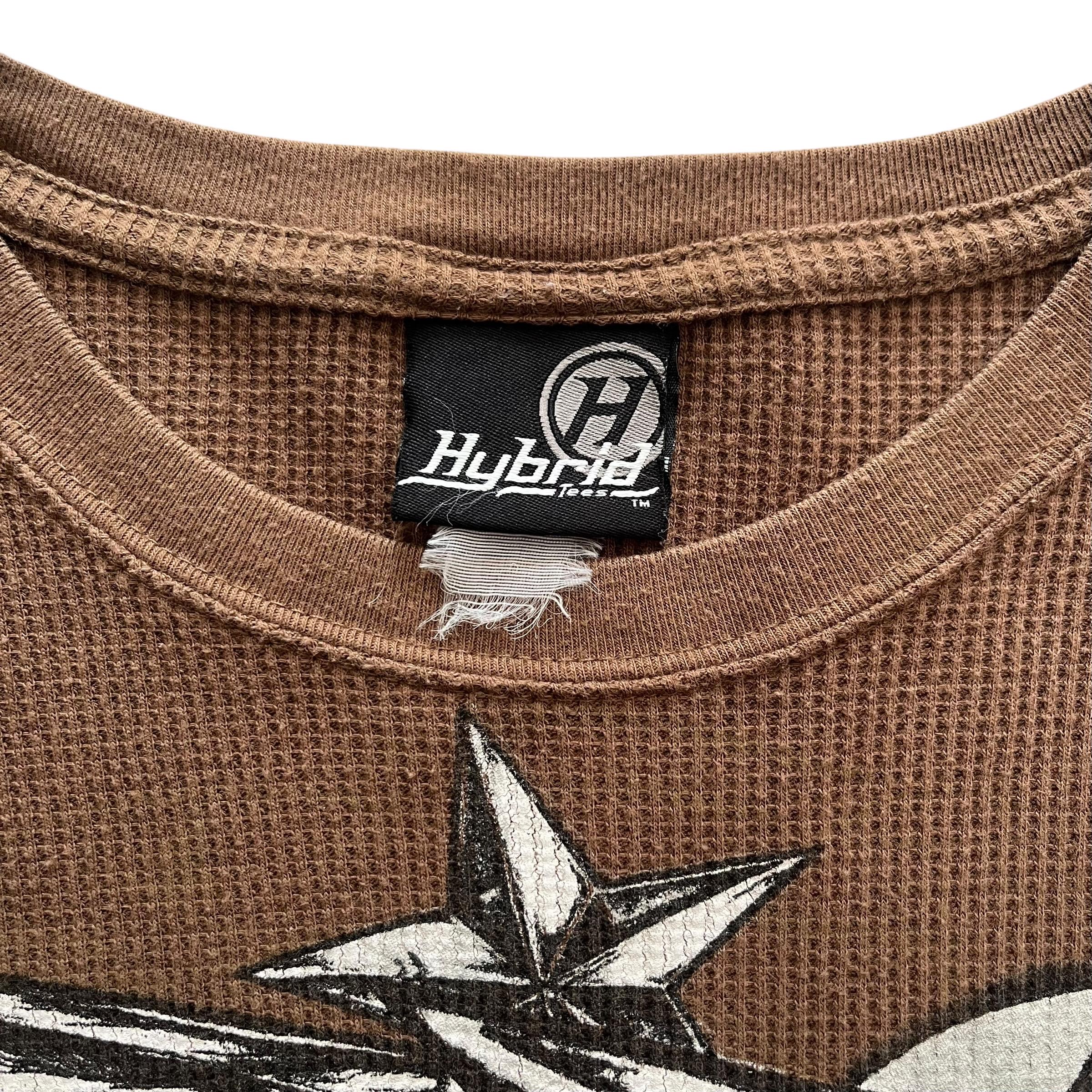 Hybrid Star Grunge Cyber Y2K Thermal Style Long Sleeve - Etsy