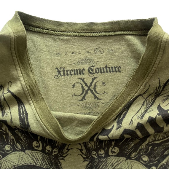 T-shirt Vintage Enfant Xtreme Limit Année 2000 – Taille 8 Ans, Bleu, Motif Crâne Tribal