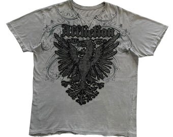 Affliction Cross Wing Grunge Cyber Y2K Style T-shirt - Etsy