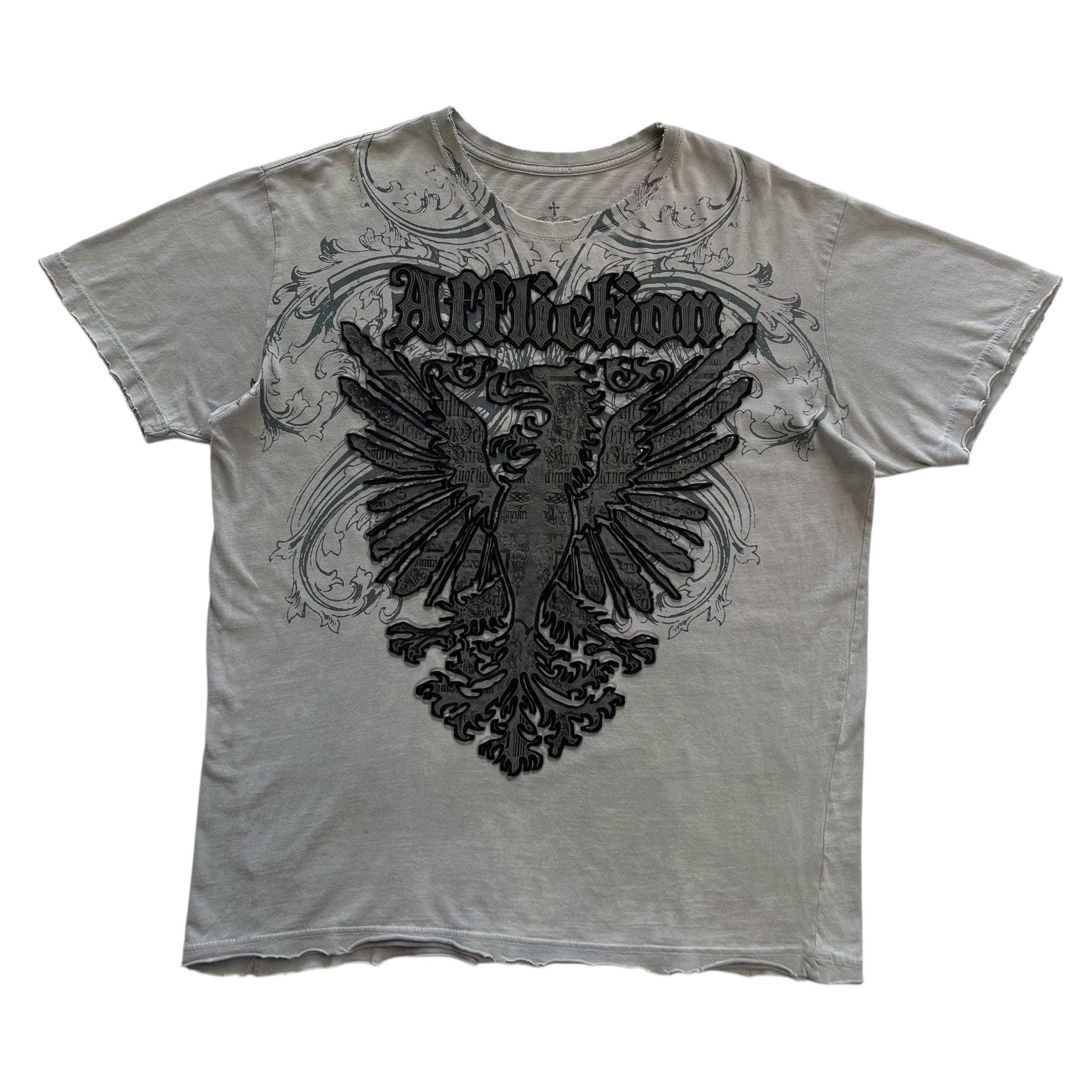 Affliction Cross Wing Grunge Cyber Y2K Style T-shirt - Etsy