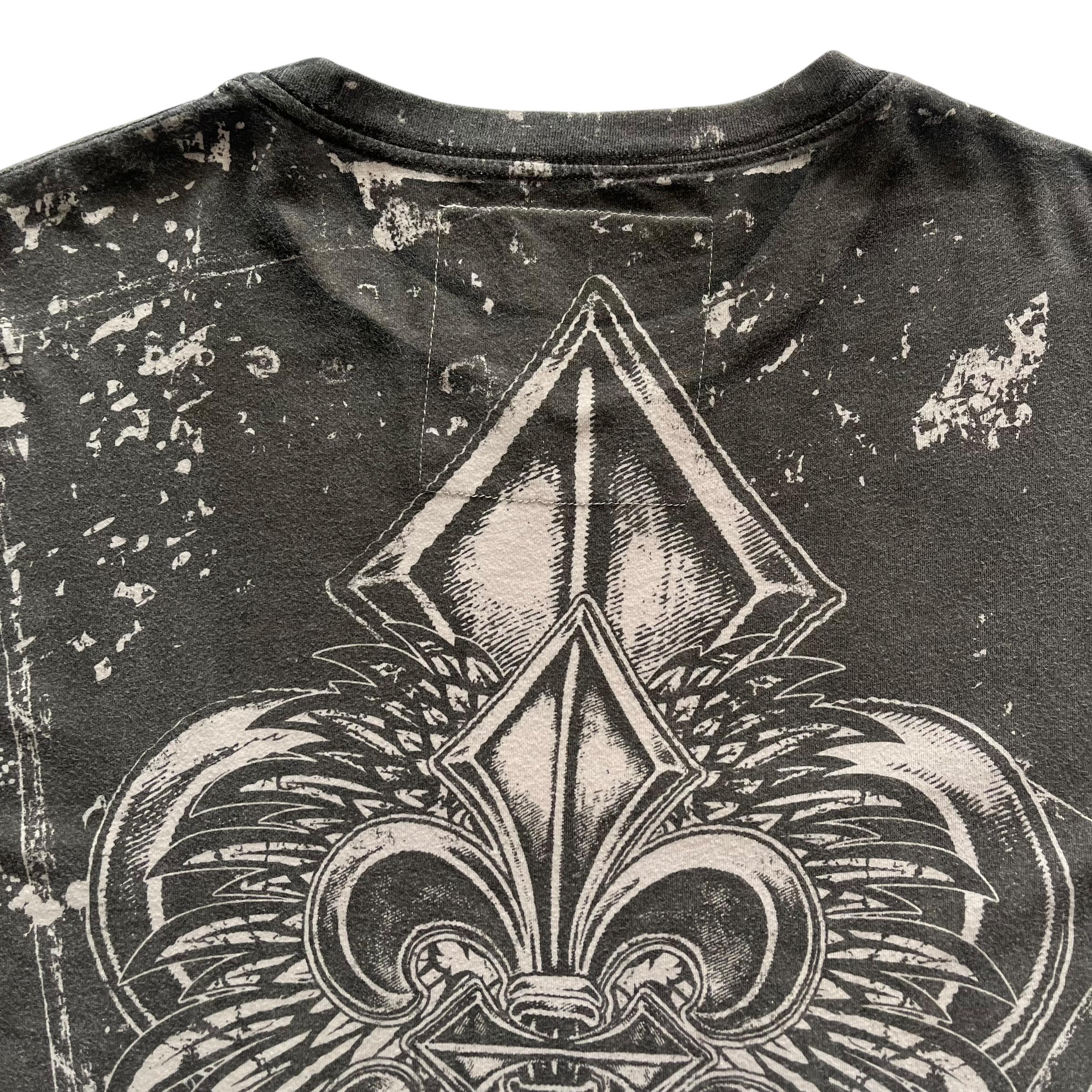 Helix Cross Wing Grunge Cyber Y2K Style T-shirt - Etsy