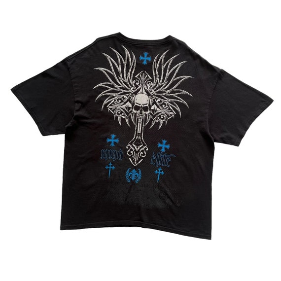 MMA Elite Skull Cross Wing Grunge Cyber Y2K Style T-shirt - Etsy MMA Elite Skull Cross Wing Grunge Cyber Y2K Style T-shirt - Etsy