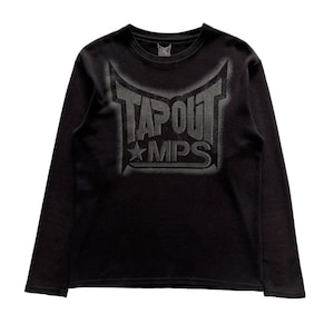 Tapout Grunge Cyber Y2K Thermal Style Long Sleeve - Etsy