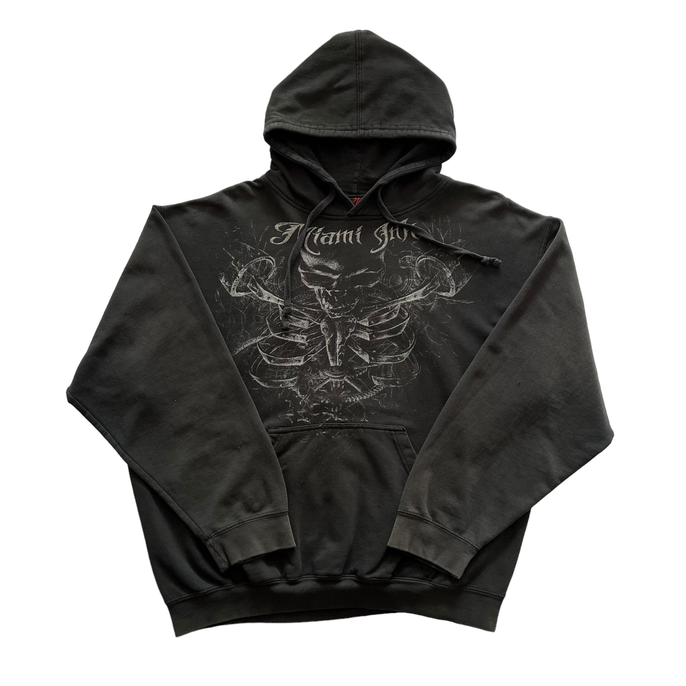 Miami Ink Skull Grunge Cyber Y2K Style Hoodie - Etsy Miami Ink Skull Grunge Cyber Y2K Style Hoodie - Etsy