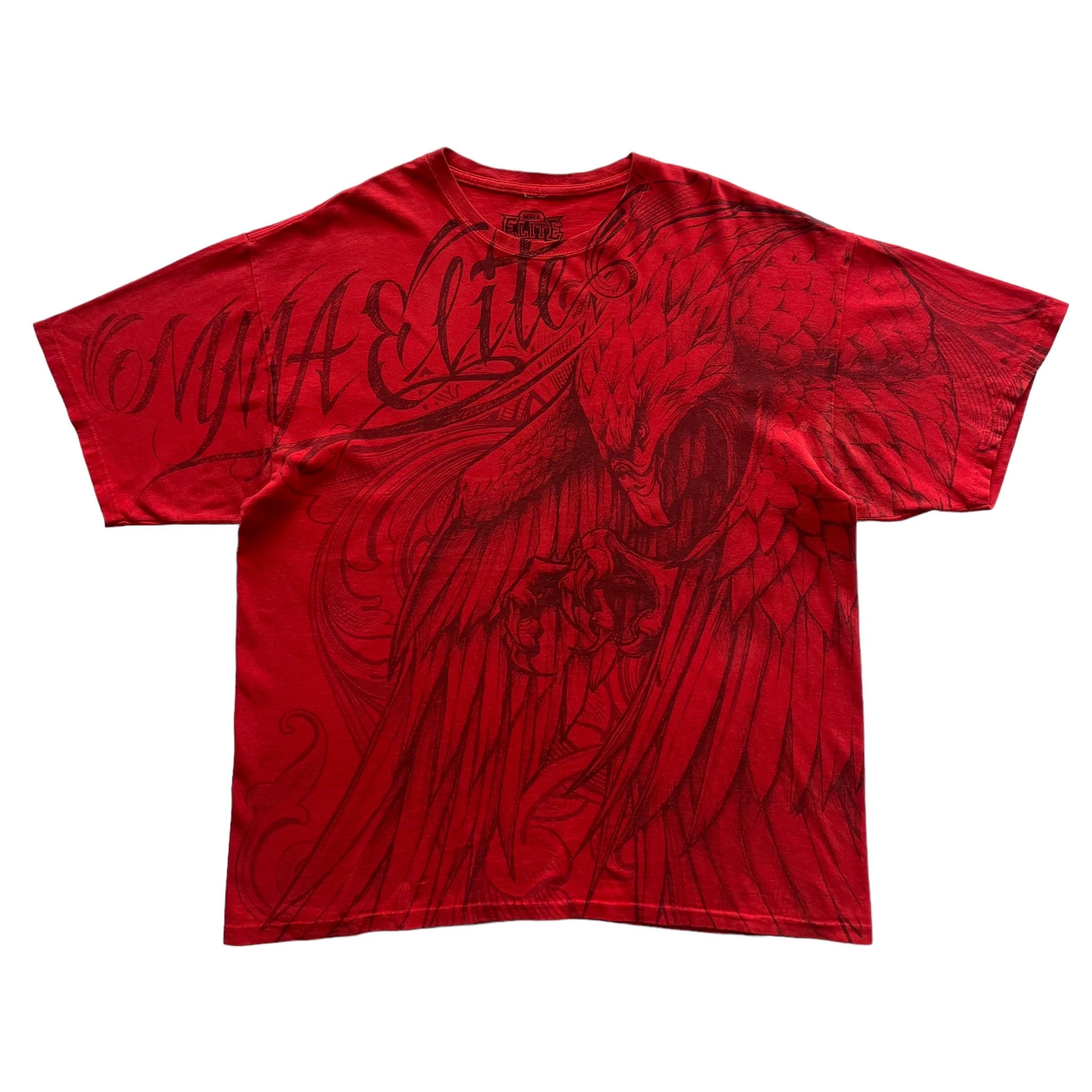 MMA Elite Wing Grunge Cyber Y2K Style T-shirt - Etsy