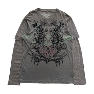 Y2k Long Sleeve Double Layered - Etsy