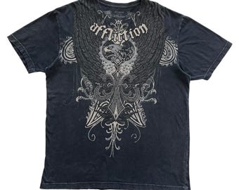 Xzavier Cross Wing Grunge Cyber Y2K Style T-shirt - Etsy