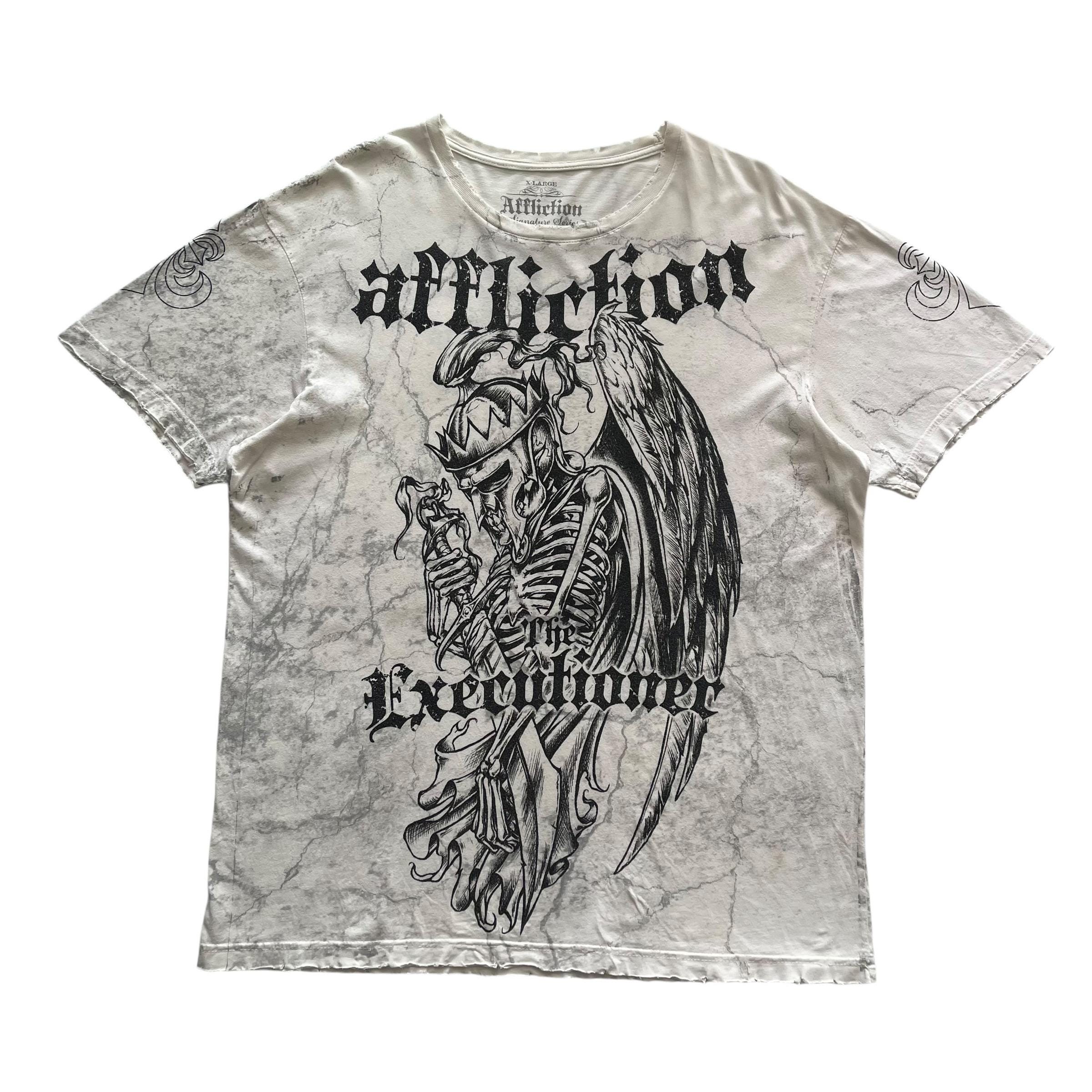 Affliction Bernard Hopkins Signature Series Grunge Cyber Y2K Style 