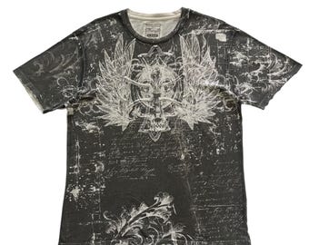 Cross Wing Grunge Cyber Y2K Style T-Shirt
